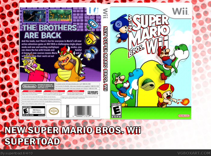 New super mario bros wii patch template